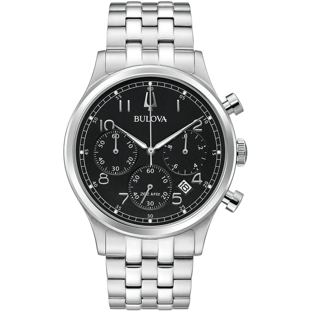 Chronograph Watch for Male Bulova 96B357 2024 Classic