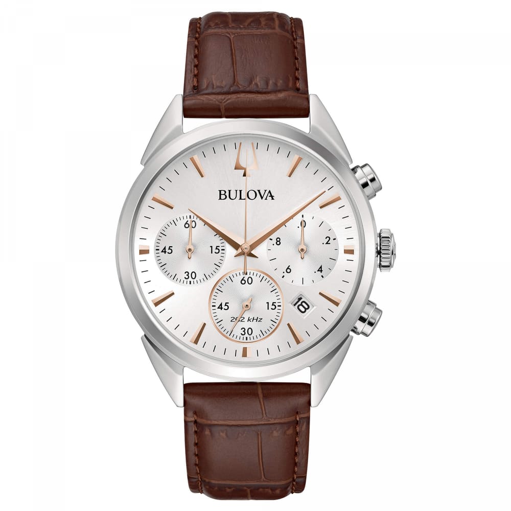 Bulova Chronograph 96B370 Crono Watch Male for 2024