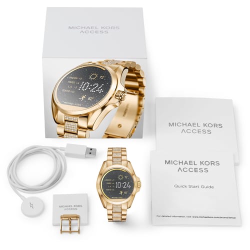 MICHAEL KORS ACCESS Runway Gen 5 Smart Watch + Accessories Rose Gold  Stainless Steel £136.55 - PicClick UK