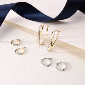 D'Amante Earrings Crystal hoops - P.76W801000600