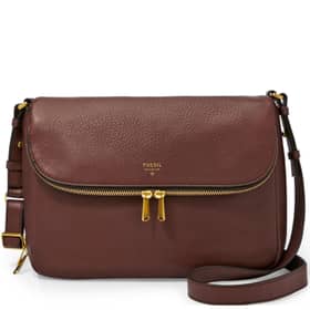 Handbag Fossil Espresso Leather