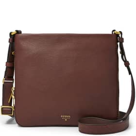 Handbag Fossil Espresso Leather