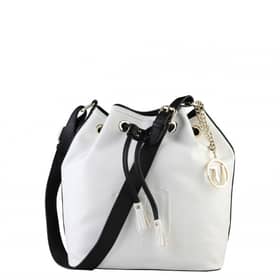 Handbag Trussardi Jeans Black&White Faux Leather