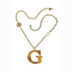 NECKLACE GUESS TOTALLY TORTOISE (GOLD) - UFN70718