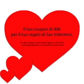 Coupon Valentine's day 40€