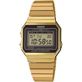 Casio Chronograph Watch Unisex A700WE-1AEF, 2024 Superslim | Quarzuhren