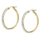 D'Amante Earrings Crystal hoops - P.76W801000500
