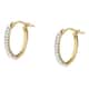 D'Amante Earrings Crystal hoops - P.76W801000100