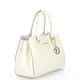 Handbag Trussardi Jeans White Faux Leather