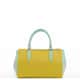 Handbag Trussardi Jeans Yellow Green Faux Leather