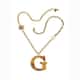 NECKLACE GUESS TOTALLY TORTOISE (GOLD) - UFN70718