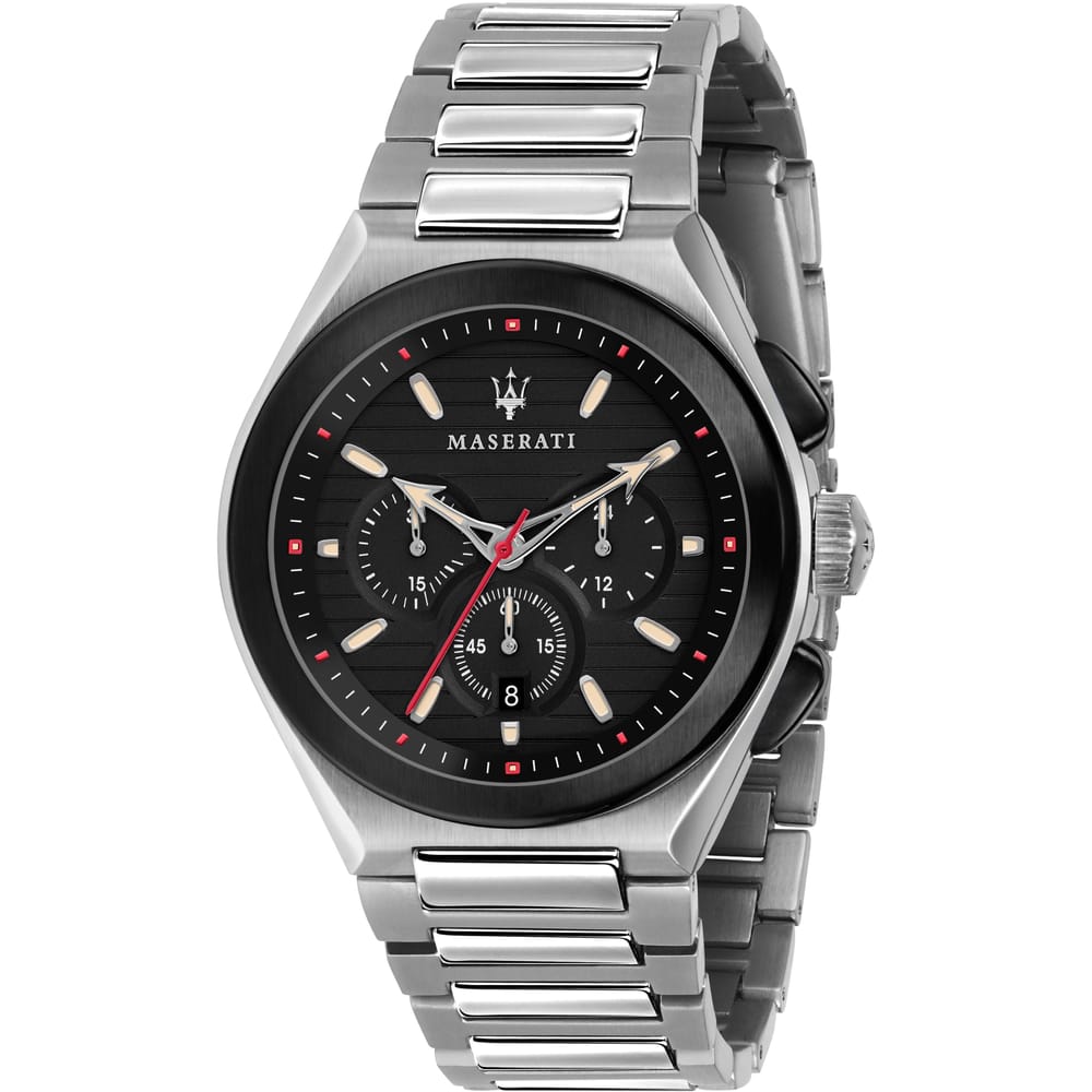 Chronograph Watch for Male Maserati R8873639002 2019 Triconic